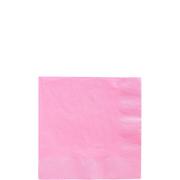 Pink Paper Beverage Napkins, 5in, 40ct